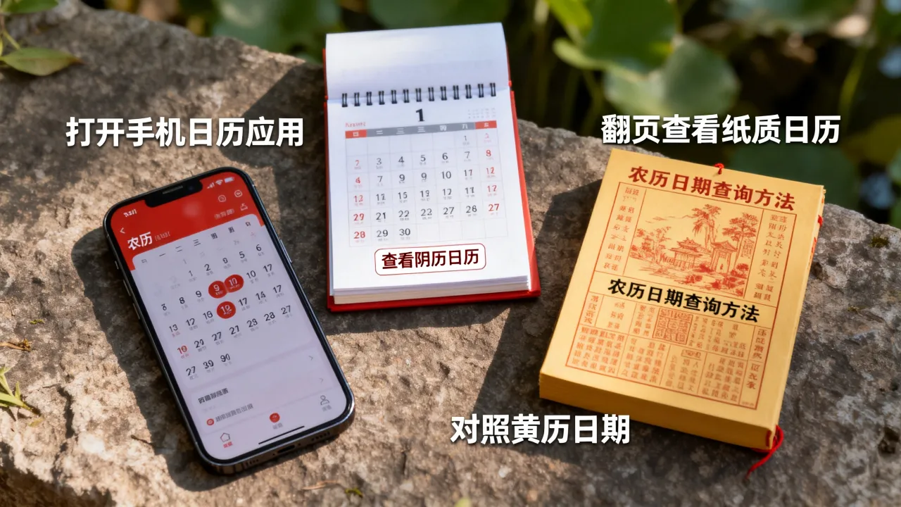 怎么查看阴历日历？农历日期查询方法有哪些