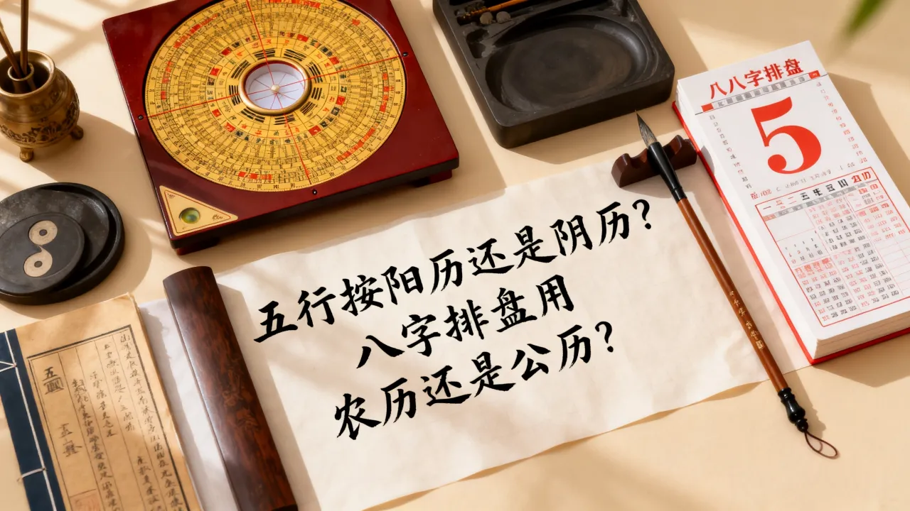 五行按阳历还是阴历,八字排盘用农历还是公历准确? 五行按阳历还是阴历,八字排盘用农历还是公历准确?