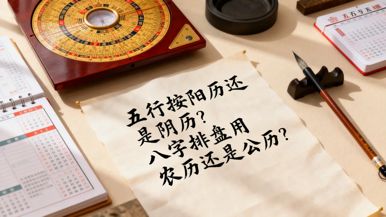 五行按阳历还是阴历,八字排盘用农历还是公历准确? 五行按阳历还是阴历,八字排盘用农历还是公历准确?