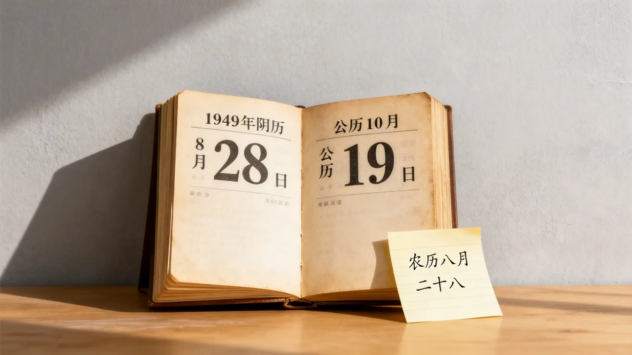 1949阴历8月28是公历几月几日,农历八月二十八对应什么节日 1949阴历8月28是公历几月几日,农历八月二十八对应什么节日