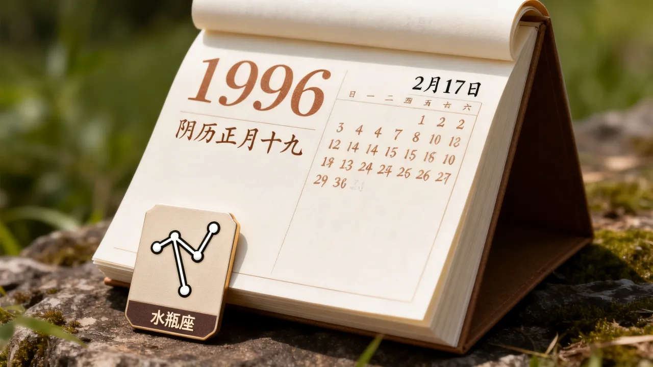 96年阴历正月19是几月几日?1996年农历正月十九是什么星座 96年阴历正月19是几月几日?1996年农历正月十九是什么星座