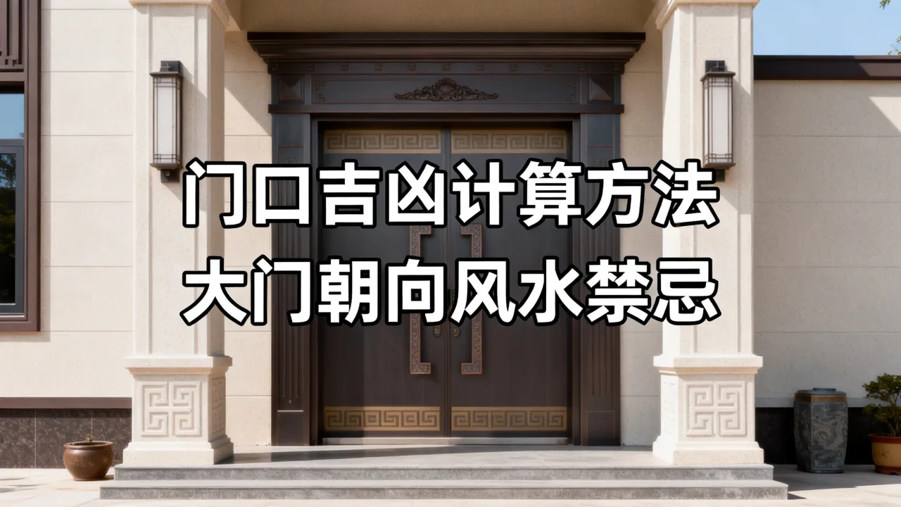 门口吉凶怎么计算,大门朝向风水禁忌有哪些 门口吉凶怎么计算,大门朝向风水禁忌有哪些