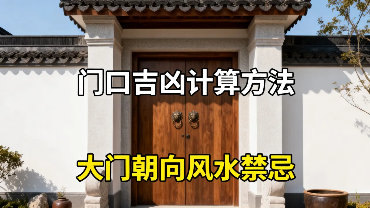 门口吉凶怎么计算,大门朝向风水禁忌有哪些 门口吉凶怎么计算,大门朝向风水禁忌有哪些