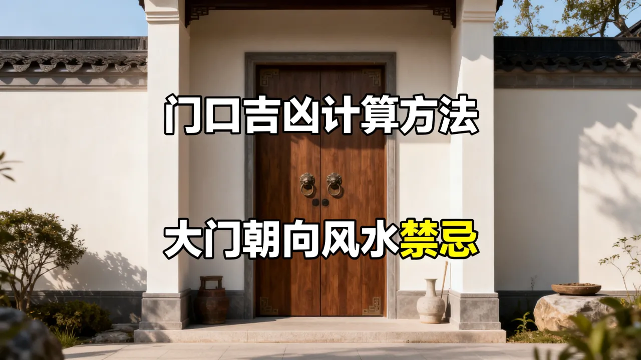 门口吉凶怎么计算,大门朝向风水禁忌有哪些 门口吉凶怎么计算,大门朝向风水禁忌有哪些