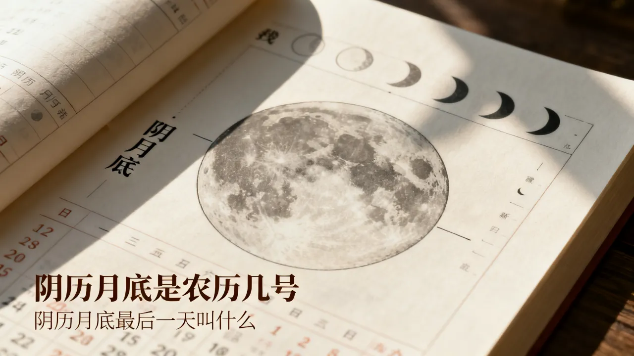 阴历月底是农历几号，阴历月底最后一天叫什么