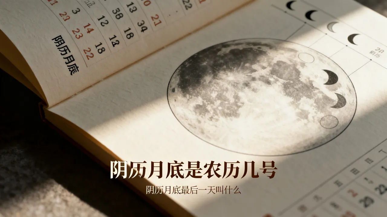阴历月底是农历几号，阴历月底最后一天叫什么