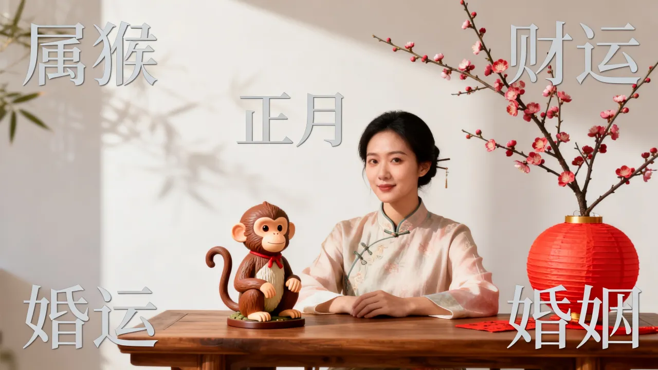 属猴女人正月生的命运如何，属猴女正月出生财运婚姻怎么样？