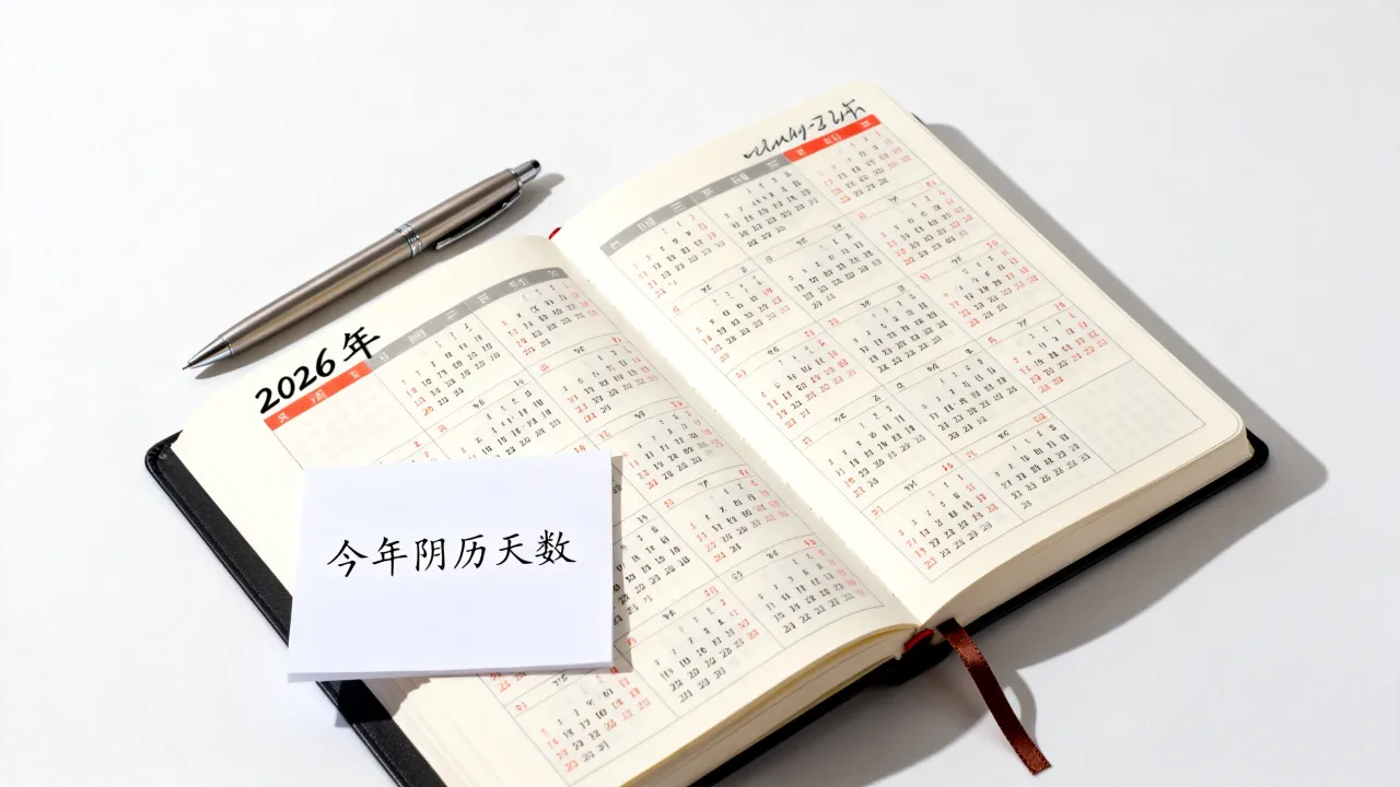 今年阴历是多少天,2026年农历全年一共有多少天 今年阴历是多少天,2026年农历全年一共有多少天