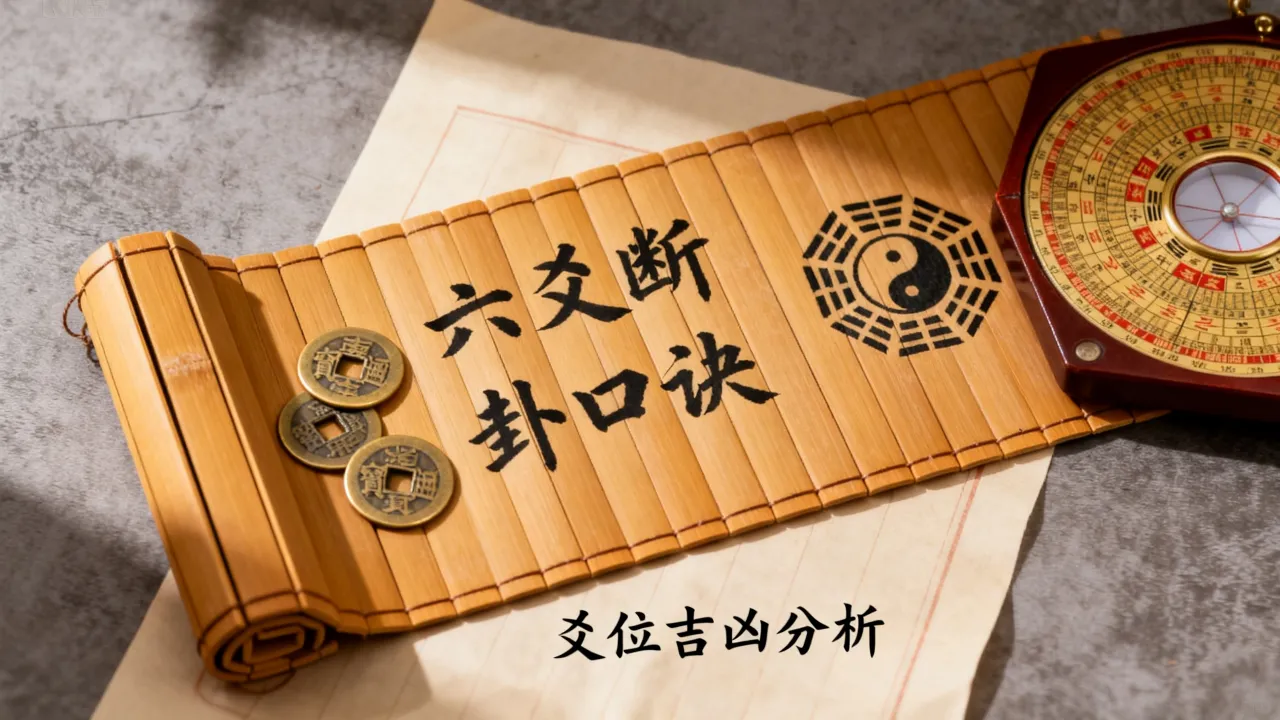 爻位怎么分析吉凶，六爻卦象断祸福口诀详解