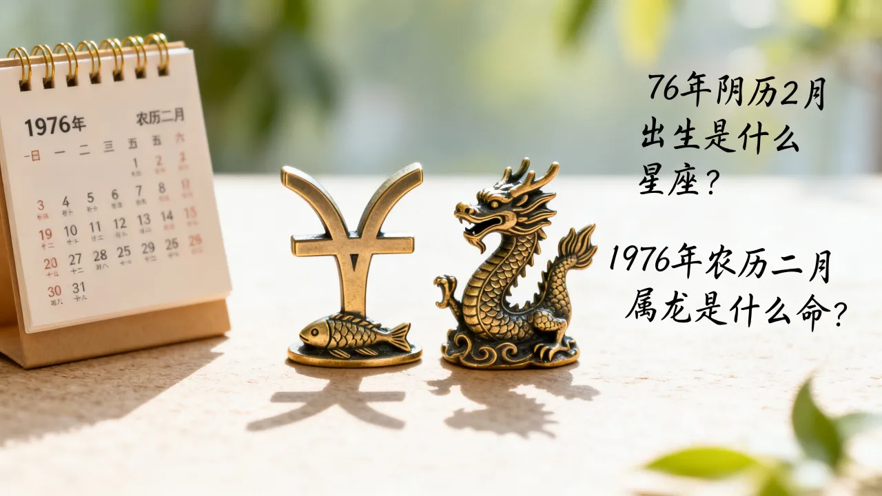76年阴历2月出生是什么星座?,1976年农历二月属龙是什么命? 76年阴历2月出生是什么星座?,1976年农历二月属龙是什么命?