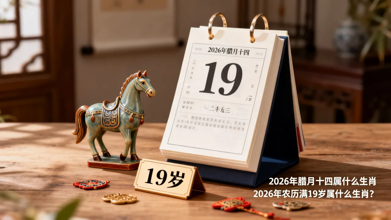 2026年腊月十四属什么生肖，2026年农历满19岁属什么生肖？