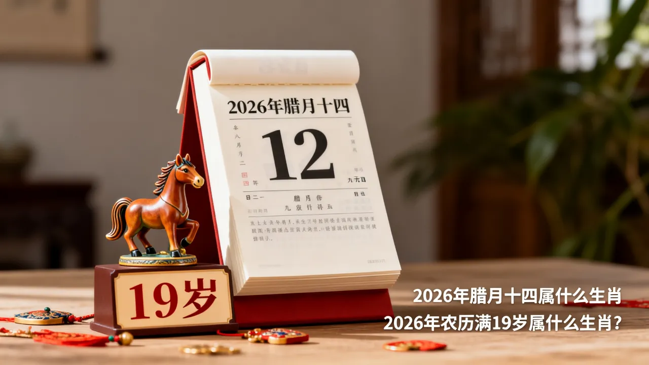 2026年腊月十四属什么生肖，2026年农历满19岁属什么生肖？