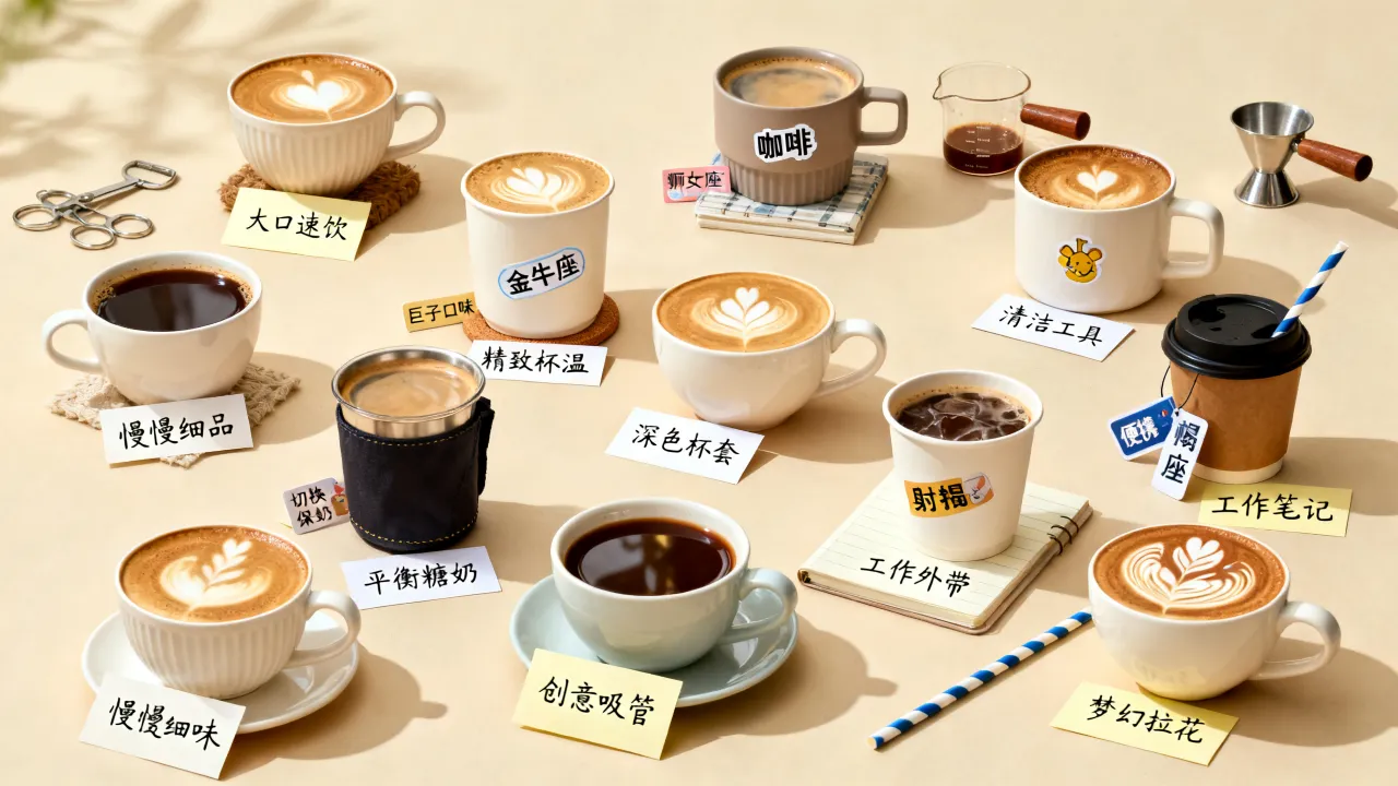为什么十二星座喝咖啡的方式各不相同，你知道吗？