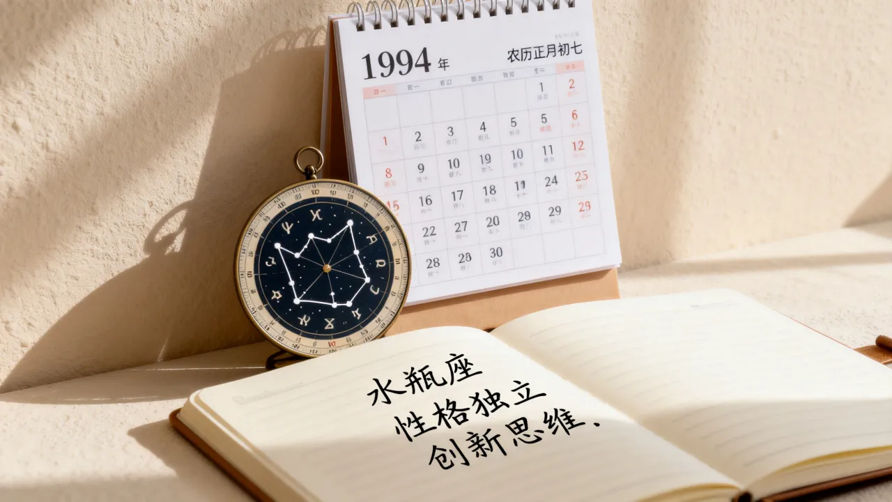 1994年阴历1月7日是什么星座?农历1994正月初七命运解析 1994年阴历1月7日是什么星座?农历1994正月初七命运解析