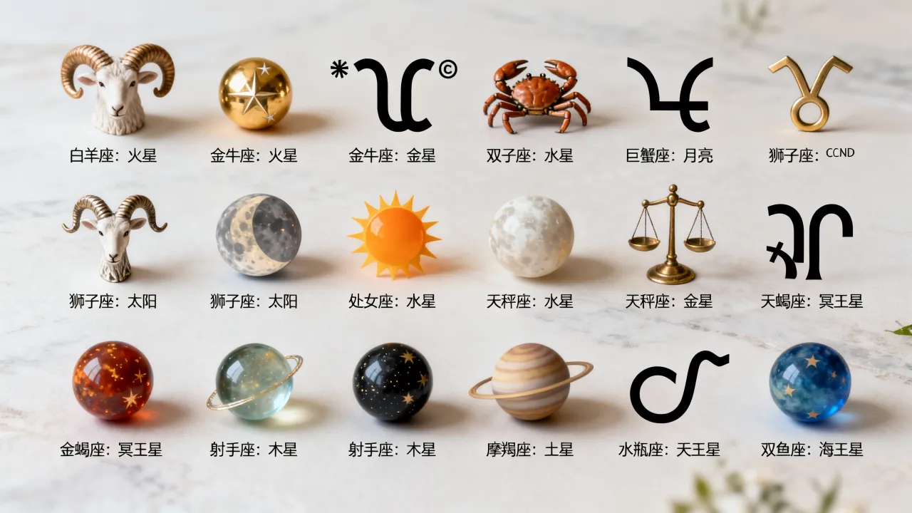 十二星座宫主星分别是什么?十二星座宫主星怎么查询更准确? 十二星座宫主星分别是什么?十二星座宫主星怎么查询更准确?