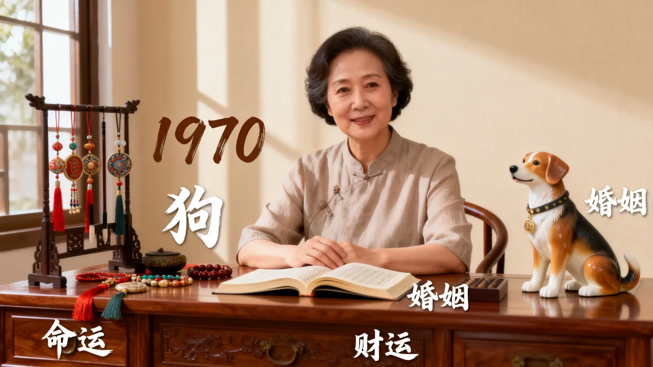 1970年属狗的女生命运怎么样，婚姻财运好不好？