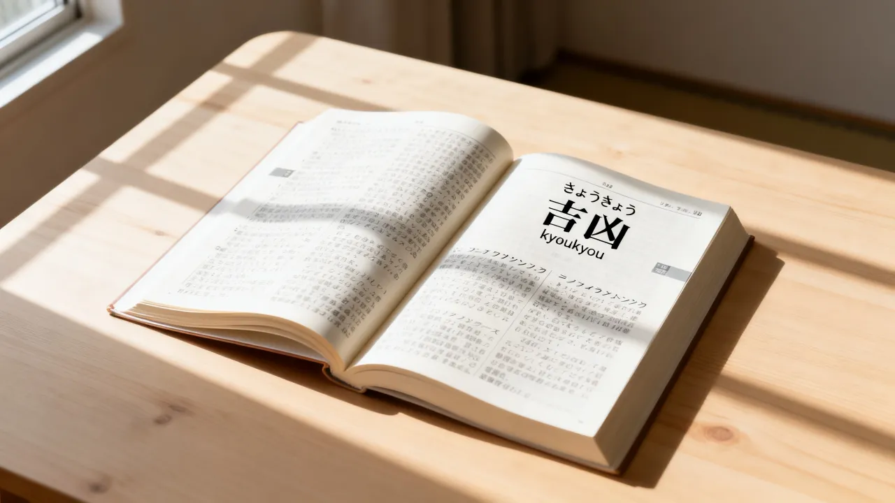 吉凶日语啥意思怎么说,日语中吉凶一词怎么读? 吉凶日语啥意思怎么说,日语中吉凶一词怎么读?