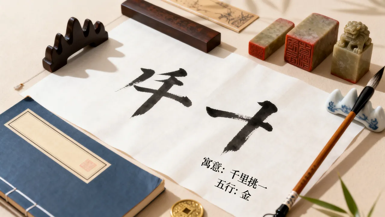千一起名怎么样，宝宝起名千一名字寓意和五行属性