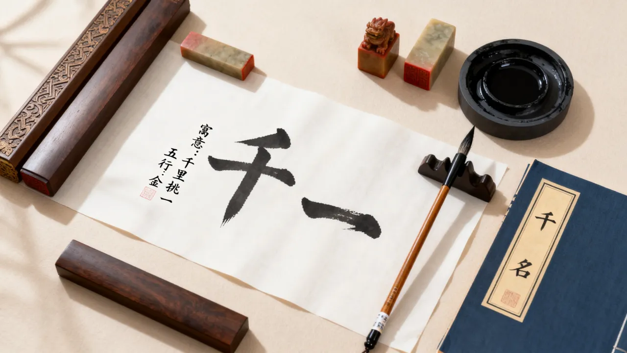 千一起名怎么样，宝宝起名千一名字寓意和五行属性