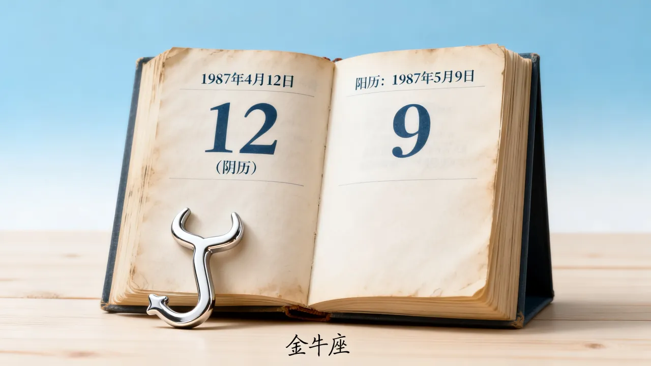 1987年4月12阴历是阳历几号,是什么星座? 1987年4月12阴历是阳历几号,是什么星座?
