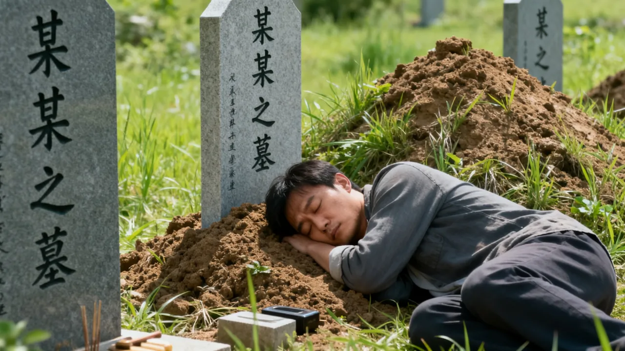 梦到在坟上睡觉好不好，周公解梦梦见在坟上睡觉预示什么？