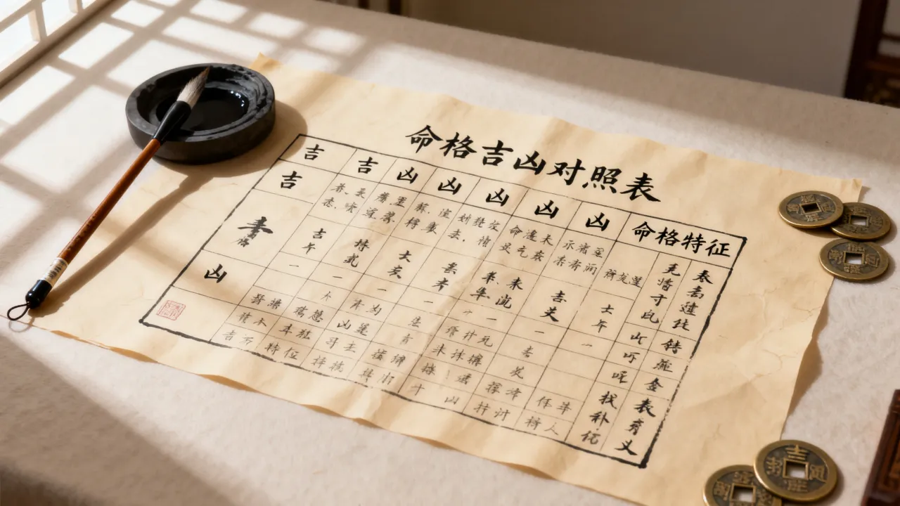 命格里面的吉凶怎么看,命格吉凶对照表详解 命格里面的吉凶怎么看,命格吉凶对照表详解
