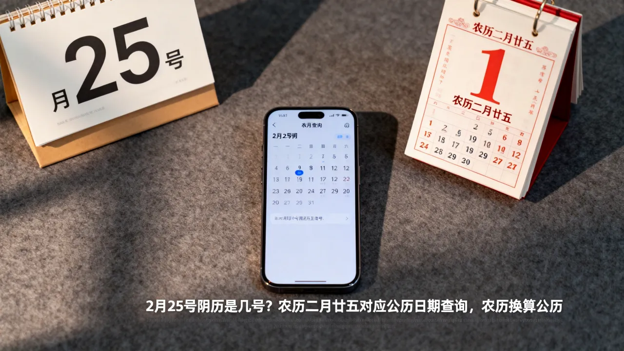 2月25号阴历是几号？农历二月廿五对应公历日期查询，农历换算公历