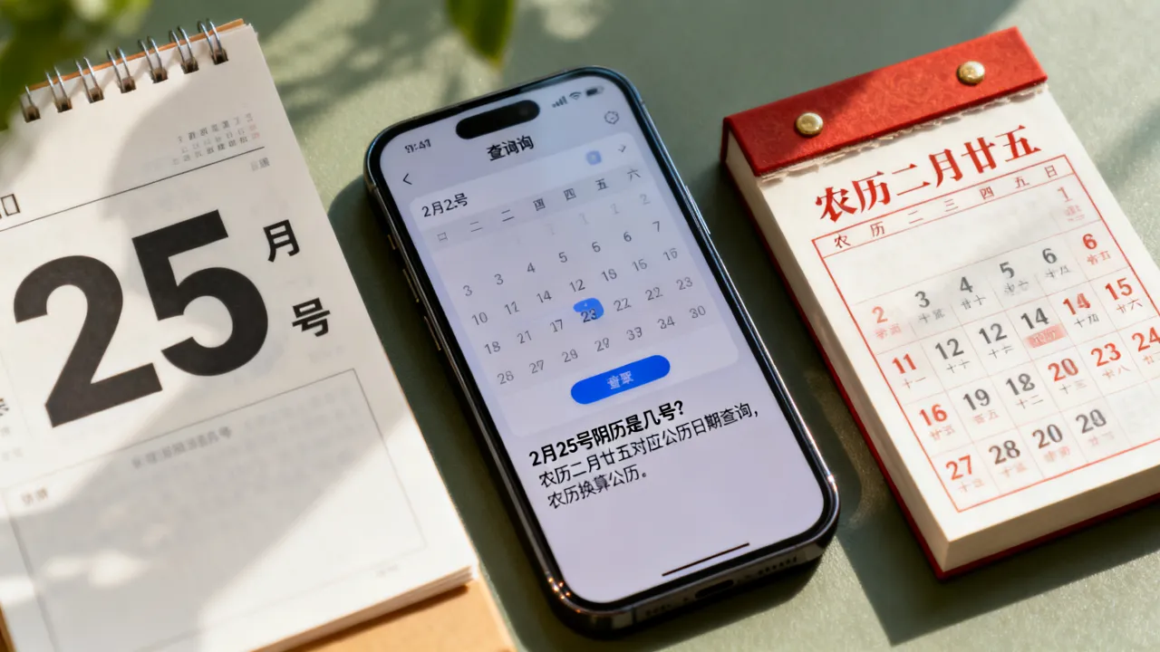 2月25号阴历是几号？农历二月廿五对应公历日期查询，农历换算公历