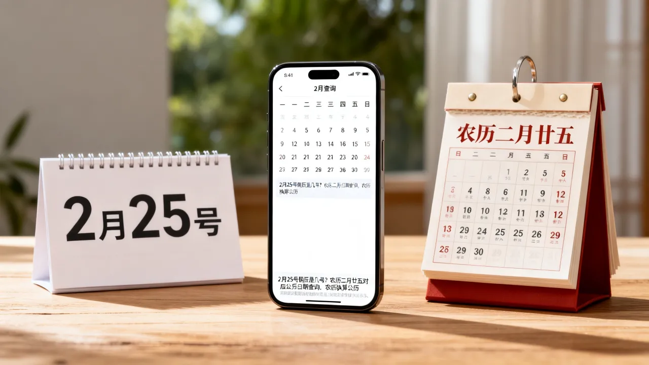 2月25号阴历是几号？农历二月廿五对应公历日期查询，农历换算公历