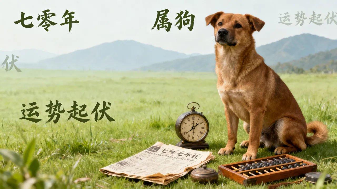 七零年出生属狗的命运怎么样，属狗人一生运势起伏大吗？