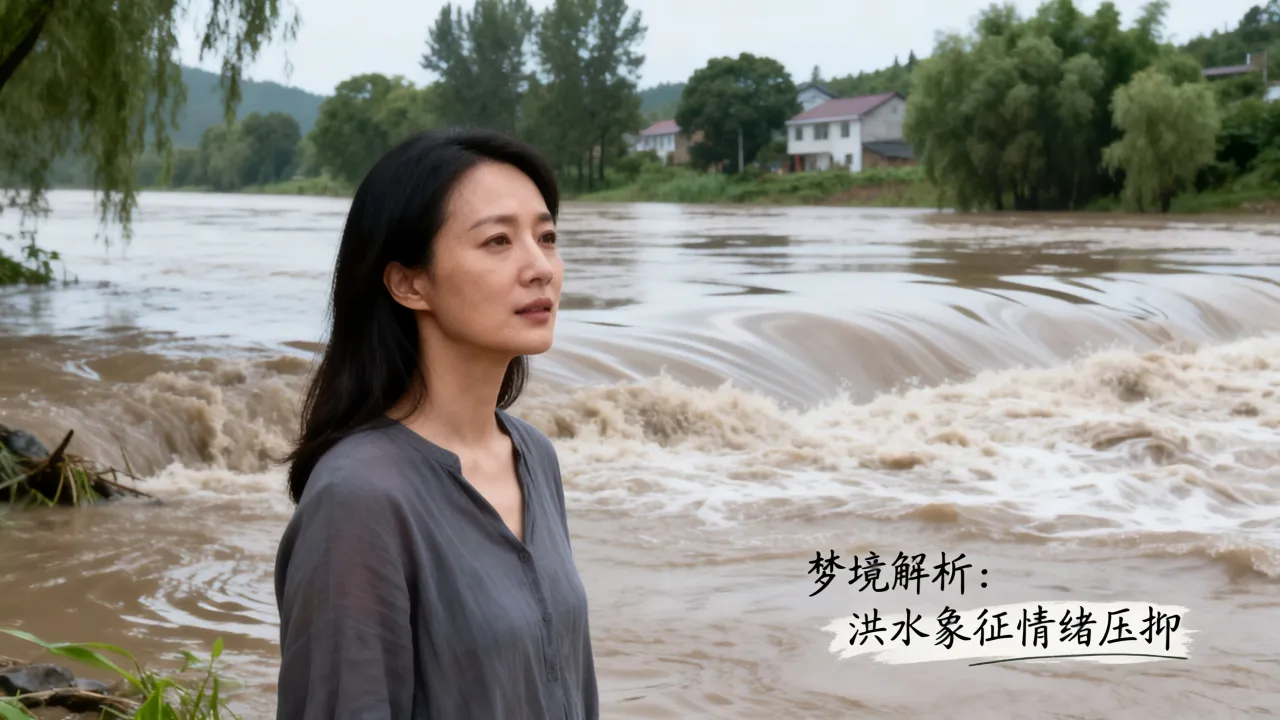 梦见发大水被冲走预示着什么，梦见发大水被冲走是什么预兆
