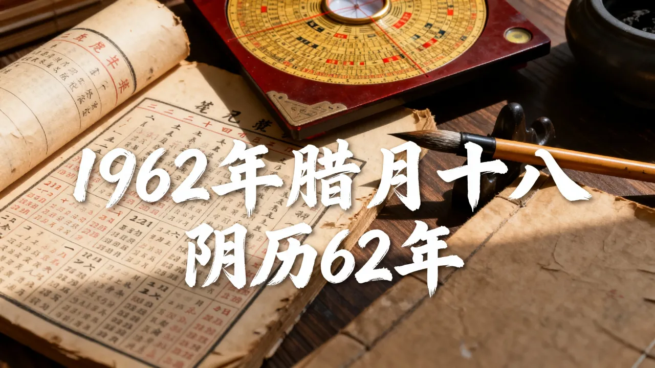 阴历62年腊月18出生是什么命,1962年腊月十八命运如何 阴历62年腊月18出生是什么命,1962年腊月十八命运如何