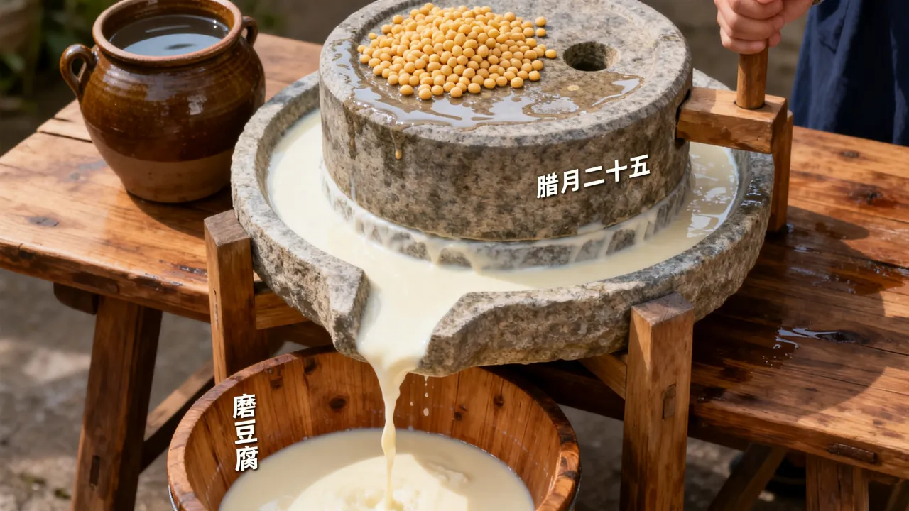 为什么阴历25要磨豆腐,腊月二十五磨豆腐的习俗由来是什么? 为什么阴历25要磨豆腐,腊月二十五磨豆腐的习俗由来是什么?