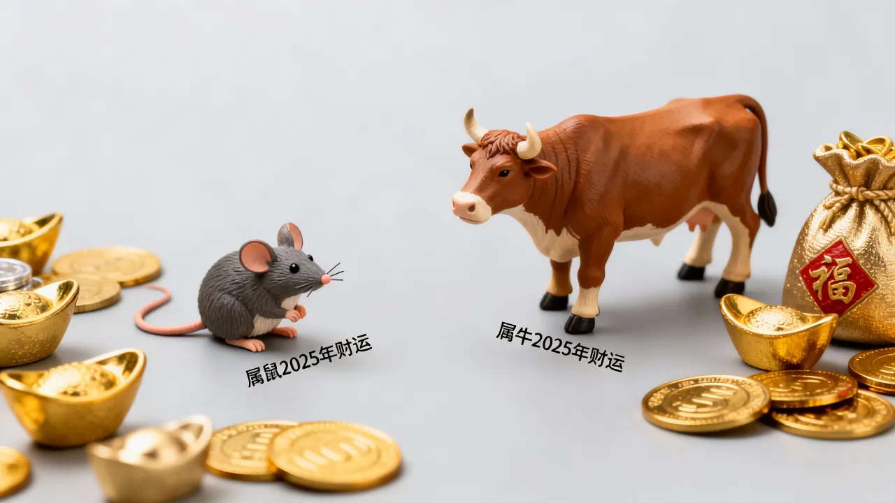 属鼠和属牛今年财运哪个好？属鼠属牛2025年财运运势