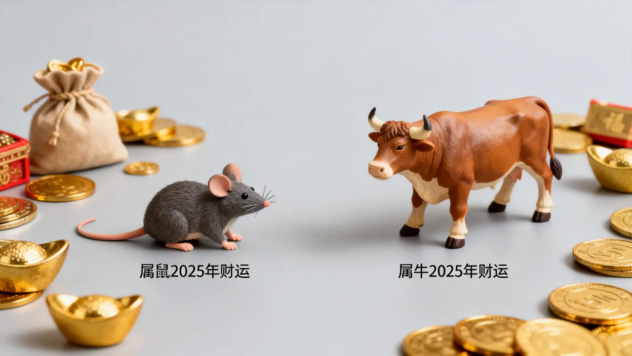 属鼠和属牛今年财运哪个好？属鼠属牛2025年财运运势