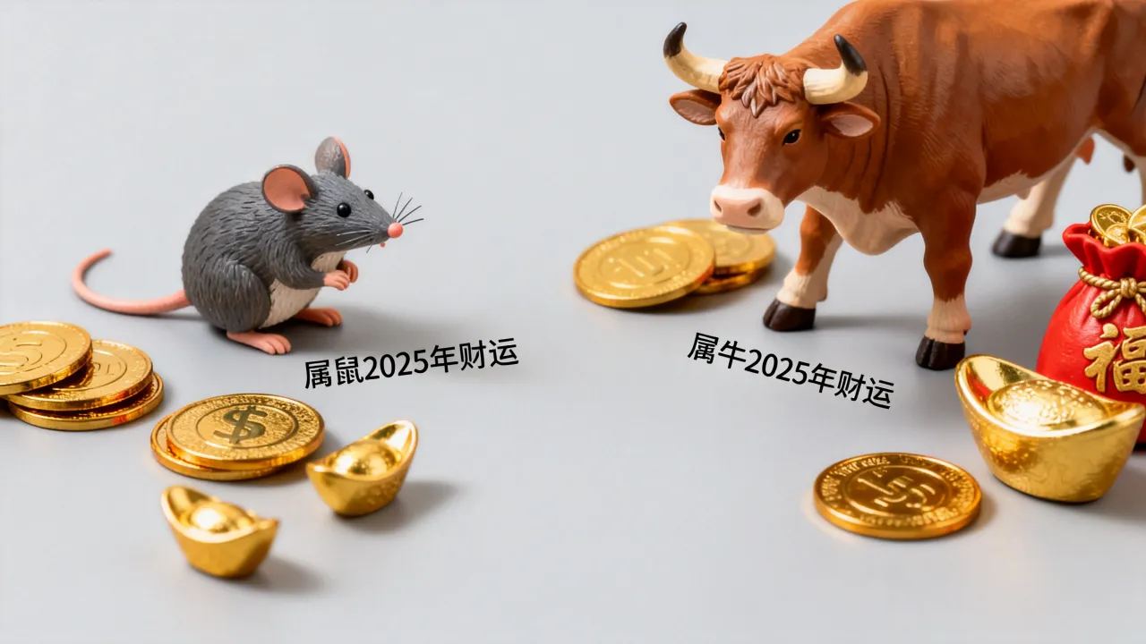 属鼠和属牛今年财运哪个好？属鼠属牛2025年财运运势