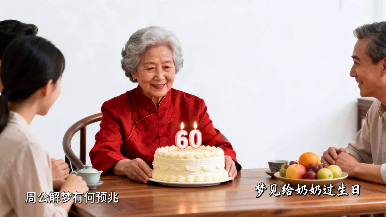 梦见给奶奶过生日什么寓意,周公解梦有何预兆 梦见给奶奶过生日什么寓意,周公解梦有何预兆