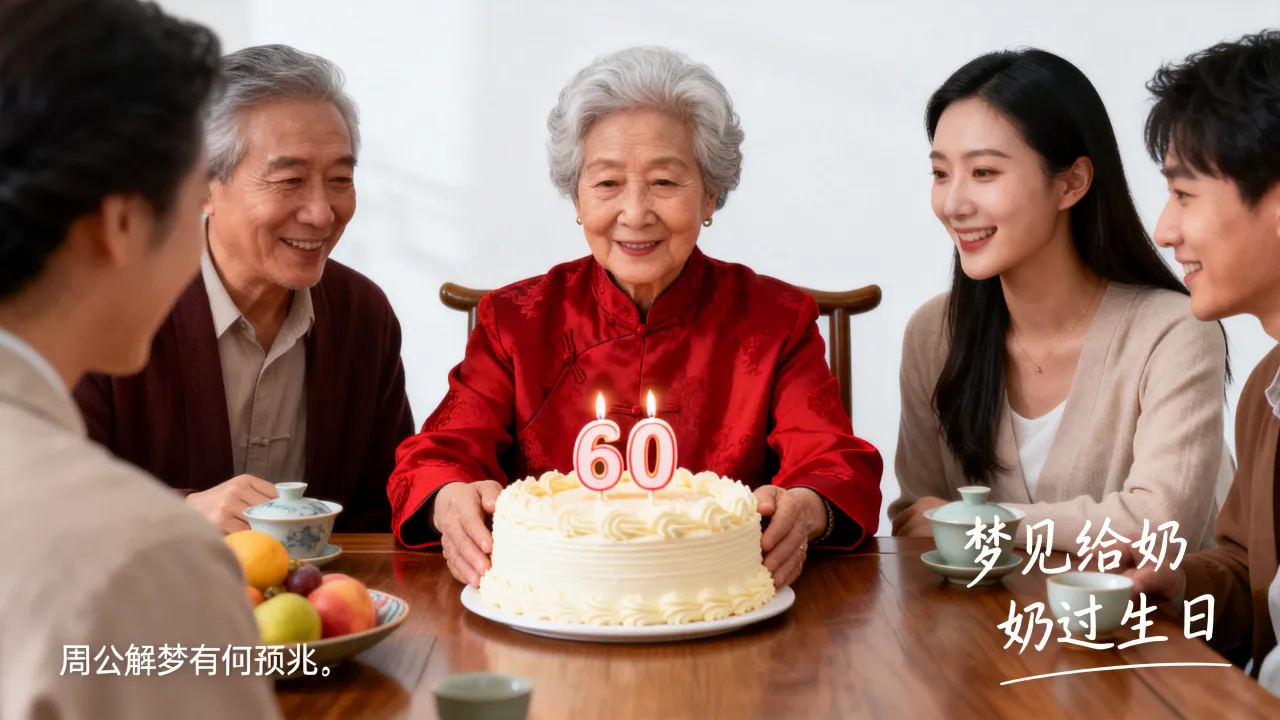 梦见给奶奶过生日什么寓意,周公解梦有何预兆 梦见给奶奶过生日什么寓意,周公解梦有何预兆