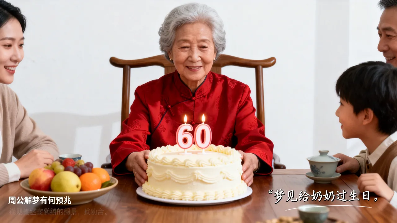 梦见给奶奶过生日什么寓意,周公解梦有何预兆 梦见给奶奶过生日什么寓意,周公解梦有何预兆