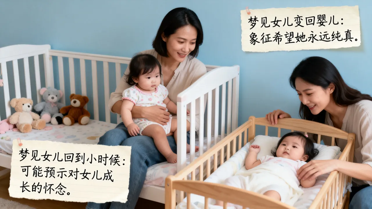 梦见女儿回到小时候是什么兆头,梦见女儿变回婴儿是什么预兆 梦见女儿回到小时候是什么兆头,梦见女儿变回婴儿是什么预兆