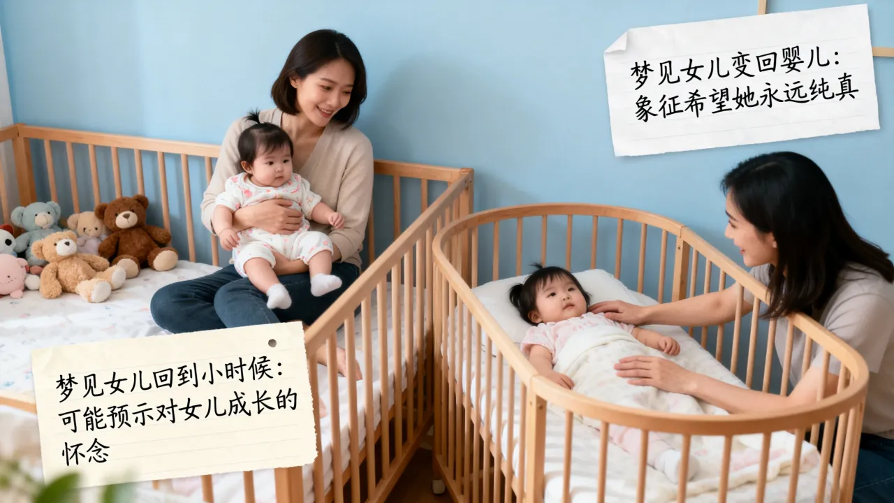 梦见女儿回到小时候是什么兆头,梦见女儿变回婴儿是什么预兆 梦见女儿回到小时候是什么兆头,梦见女儿变回婴儿是什么预兆