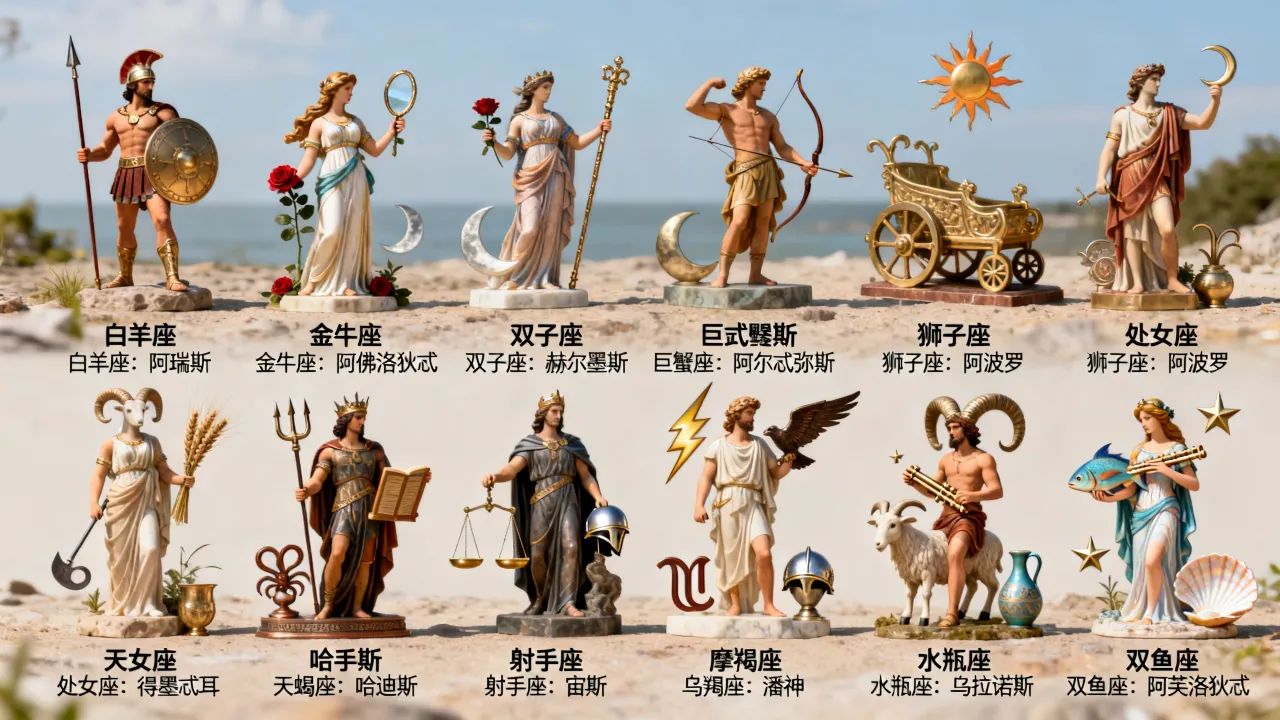 十二星座希腊守护神分别是谁?星座守护神排名 十二星座希腊守护神分别是谁?星座守护神排名