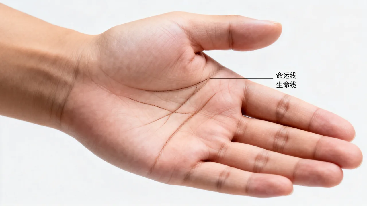 手相命运线与生命有什么关系,手相生命线短命运线长代表什么 手相命运线与生命有什么关系,手相生命线短命运线长代表什么