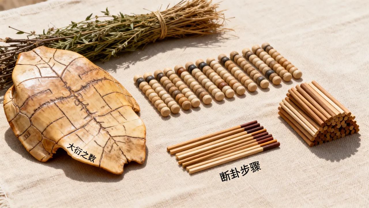 大衍术怎么断吉凶，大衍之数占卜断卦方法详解
