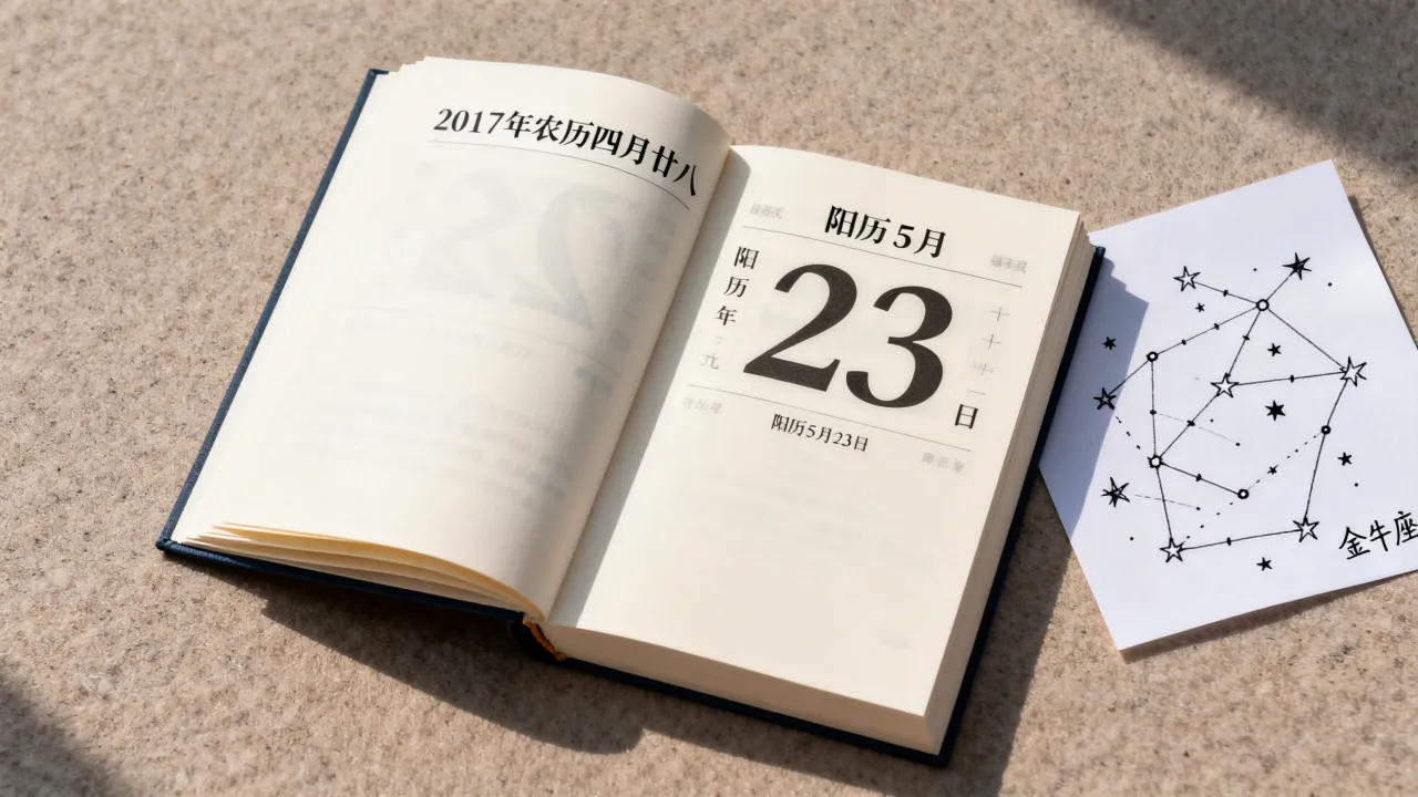 2017阴历4月28是阳历几号,农历四月二十八是什么星座 2017阴历4月28是阳历几号,农历四月二十八是什么星座