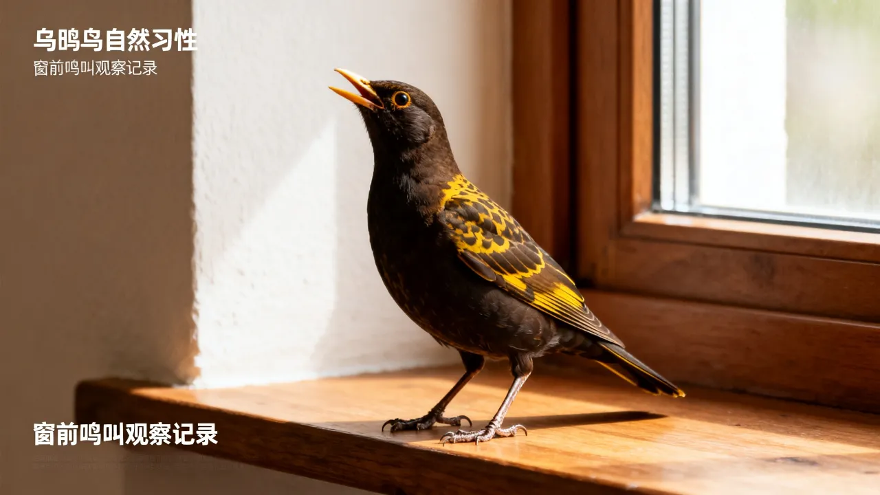 乌鸫鸟叫吉凶怎么看,乌鸫鸟在窗前叫有什么预兆? 乌鸫鸟叫吉凶怎么看,乌鸫鸟在窗前叫有什么预兆?