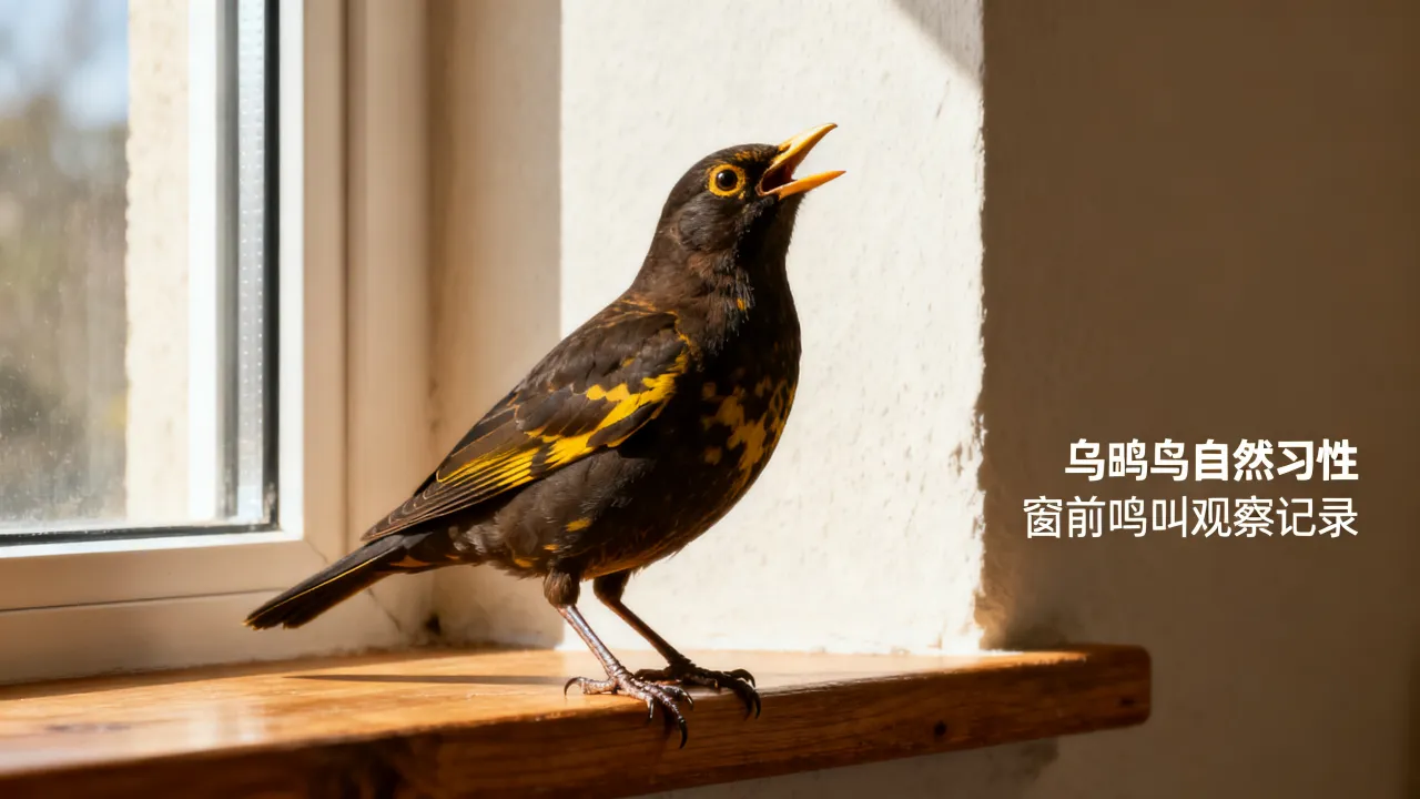 乌鸫鸟叫吉凶怎么看,乌鸫鸟在窗前叫有什么预兆? 乌鸫鸟叫吉凶怎么看,乌鸫鸟在窗前叫有什么预兆?