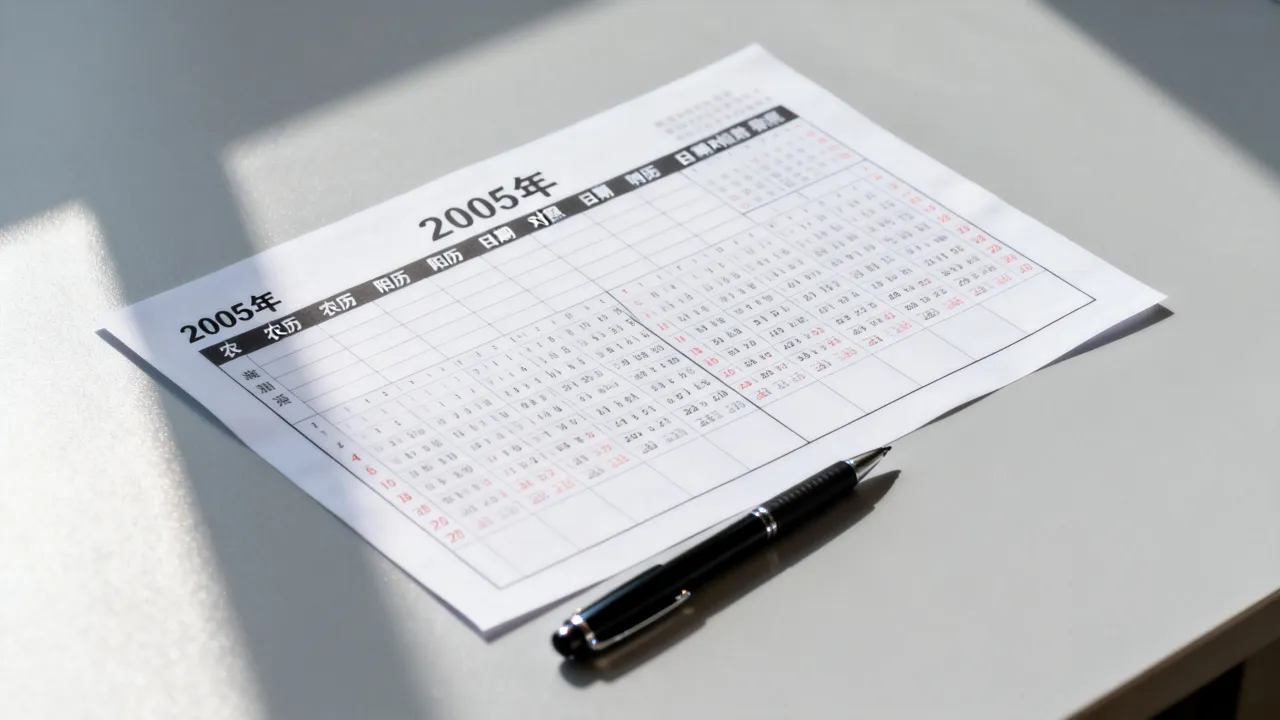 2005年阴历表怎么看?农历阳历对照查询方法 2005年阴历表怎么看?农历阳历对照查询方法