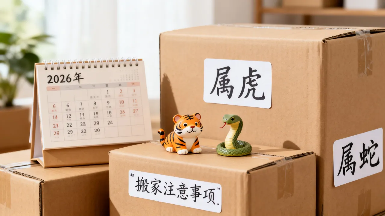 2026年不宜搬家的属相有哪些,属虎和属蛇的人搬家要注意什么? 2026年不宜搬家的属相有哪些,属虎和属蛇的人搬家要注意什么?