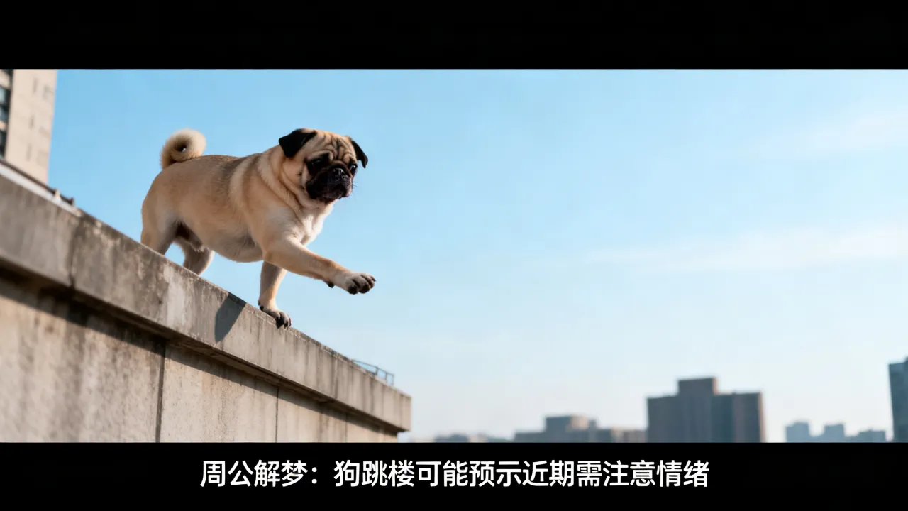 梦到狗狗跳楼是什么意思，周公解梦梦见狗跳楼有什么预兆？